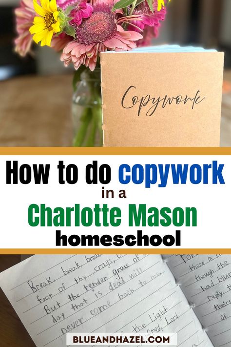 Charlotte Mason Handy Crafts, Charlotte Mason Copywork, Copy Work Homeschool, Copywork Homeschool, Homeschool Handwriting, Homeschool Third Grade, 6th Grade Homeschool Curriculum, Charlotte Mason Schedule, Free Copywork