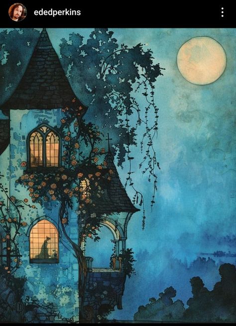 Fairytale Art Aesthetic, Dark Fairytale Art, Dreamy Art Aesthetic, Fairytale Painting, Fairy Tales Art, Leanne Marshall, Fairytale Aesthetic, Arte Grunge, Storybook Art