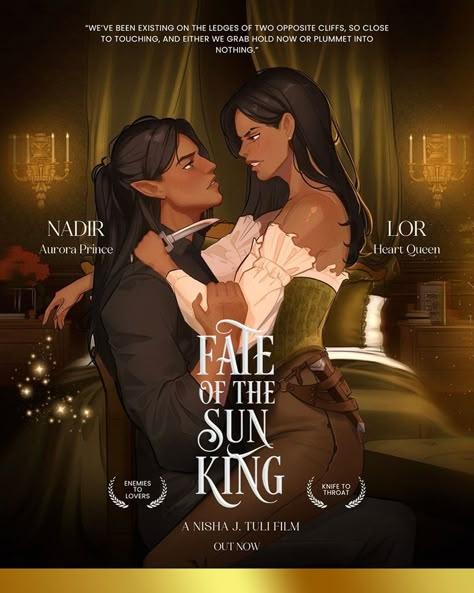 IF Fate of the Sun King was a movie 😍 Could you imagine sitting down in theaters and entering the Artefacts of Ouranos world? What a dream! Tell me who you would fan cast as Nadir & Lor! 🌟💖 . . . . #trialofthesunqueen #nishajtuli #fantasyromance #spicyfaefantasy #enemiestolovers #FantasyFilm #RomanticAdventure #epicposter Artefacts Of Ouranos, Trial Of The Sun Queen, If You Could See The Sun Fanart, Lor X Nadir, Trial Of The Sun Queen Fanart, Romantic Adventures, Fantasy Books To Read, Dark Romance Books, Fantasy Films