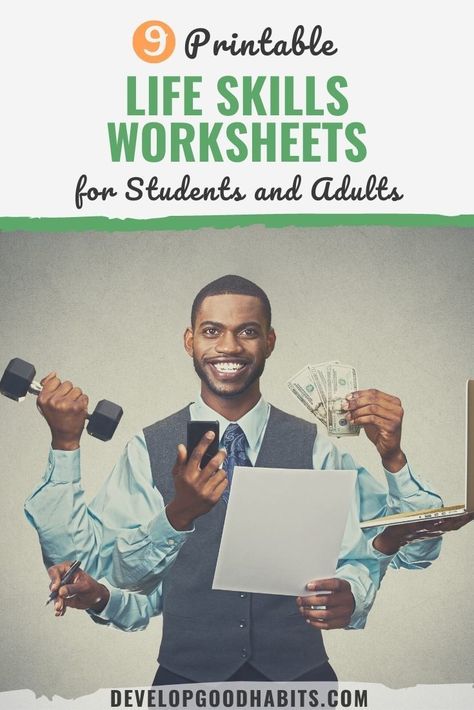 9 Printable Life Skills Worksheets for Students and Adults Organization Skills For Adults, Community Integration Activities For Adults, Soft Skills Activities High School, Life Skills For High School Students, Life Skills For Young Adults, Life Skills Activities For Adults, High School Life Skills Classroom, Life Skills Activities For Teens, Activities For Young Adults