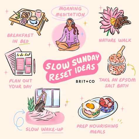 Ready for a Sunday reset? This routine will set you up for success in the week ahead 💛 ⁠ ⁠ breakfast in bed 🥐 ⁠ slow wake-up ☀️ ⁠ plan out your day 📆 ⁠ morning meditation 🧘‍♀️ ⁠ prep nourishing meals 🥘 ⁠ take a nature walk 🌸 ⁠ enjoy an epsom salt bath 🛁 ⁠ ⁠ #romanticizeyourlife #summer #selfcare #selflove⁠ #selfcaretips #sundayreset #reset #thatgirl #slowliving #slowlife Summer Selfcare, Plan Out Your Day, Reset Day, Coping Skills Activities, Nourishing Meals, Epsom Salt Bath, Self Help Skills, Sunday Reset, Salt Bath