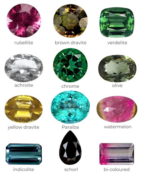 Luxury Tourmaline Gemstones For Wedding, Luxury Tourmaline Gemstones For Engagement, Luxury Tourmaline Gemstones With Accent Stones, Elegant Tourmaline Gemstones With Accents, Tourmaline Properties, Data Modeling, Gemstones Chart, Watermelon Tourmaline Jewelry, Green Vibes