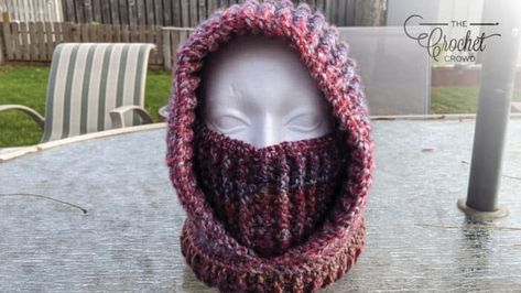 Hooded Cowl Crochet Pattern, Hooded Cowl Pattern, Crochet Hooded Cowl, Crochet Snood, The Crochet Crowd, Crochet Cowl Free Pattern, Crochet Hooded Scarf, Crochet Hood, Hood Pattern