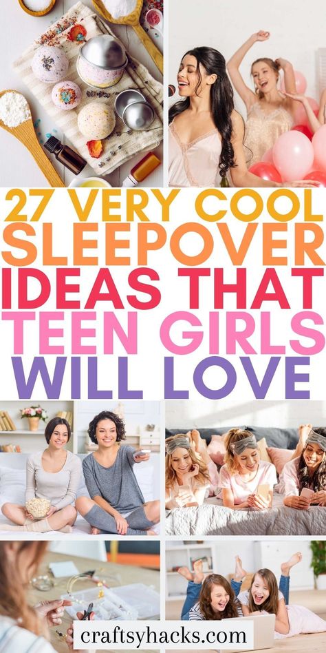 If you are wanting to host the best sleepover for your teenage friends look no further than these brilliant sleepover ideas for teen girls. These teenager sleepover ideas are perfect for your teens to have fun with their friends. Teenage Sleepover Activities, Things To Do At A Teen Sleepover, How To Host The Best Sleepover, Sweet 16 Sleepover Ideas Party Games, Thirteen Birthday Party Ideas Sleepover, 16 Birthday Party Sleepover Ideas, Pajama Party Ideas Teenage, Make And Take Party, High School Sleepover Ideas