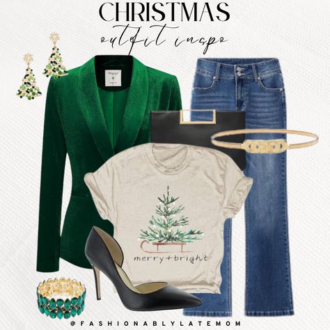 Casual Christmas Eve Outfit, Casual Holiday Outfits Christmas, Holiday Party Outfit Jeans, Spring Forward Fall Back, Outfits Color Combos, Holiday Party Outfit Casual, Holiday Party Outfit Christmas, Christmas Eve Outfit, Casual Christmas Party Outfit