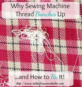 Sewing Machine Tension, Sewing Machine Tips, Fat Quarter Projects, Sewing Machine Repair, Sewing Machine Thread, Sewing Machine Basics, Sewing Tricks, Beginner Sewing Projects Easy, Leftover Fabric