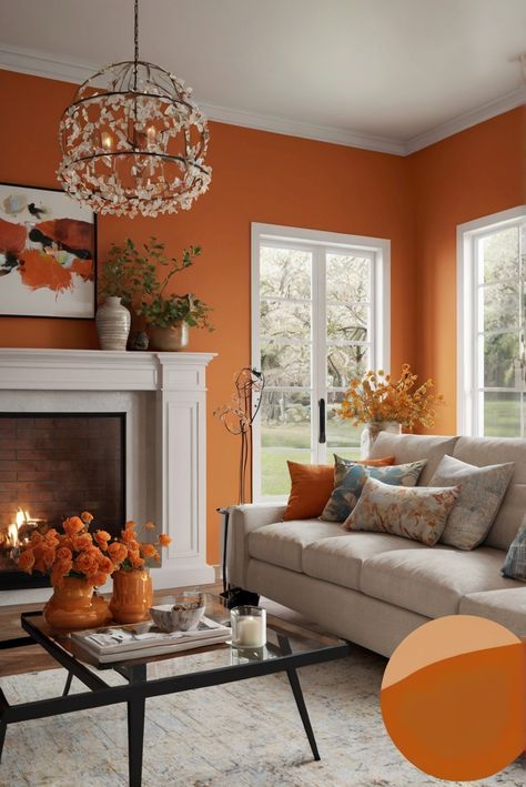 Dive into the daily routines of an interior designer and discover fresh decor trends with the vibrant orange hue of Orange Blossom (BM 2165-30). Welcome to Blooming Blossom: 2024 Edition! #Ad #homedecor #homedesign #wallpaints2024 #Painthome #interiorarchitecture Wall Colors Green Living Room Colors
Bright Living Room Colors
Apartment Renovation
Living room Remodeling
Modern Paint Colors
2024 Yellow Orange Interior Design, Orange Wall In Living Room, Orange Aesthetic House, Orange Walls Living Room Decor, Orange Room Paint, Orange Paint Bedroom, Living Room Colors 2024 Trends, Living Room Orange Walls, Bright Paint Colors For Living Room