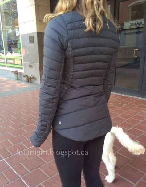 lulumum: a lululemon blogger: Fluff Off Jacket Lululemon Winter Jacket, Lululemon Coat, Sweater Street Style, Morning Workouts, Lululemon Outfits, Fitness Activewear, Yoga Sequence, Travel Clothes, Winter Morning