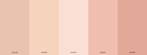 15 Beautiful Skin Tone Color Palettes » Blog » SchemeColor.com Skin Palette, Nude Color Palette, Hexadecimal Color, Palette Art, Skin Color Palette, Pink Skin, Colors For Skin Tone, Hex Color Codes, Pastel Colour Palette