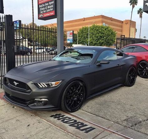 Matte Black Mustang | All Black Everything Ford Mustang Gt Matte Black, Ford Mustang Matte Black, Mustang Gt 5.0 Black, Matte Black Mustang Gt, Matte Mustang, 5.0 Mustang, Mustang 5.0 Gt, Mustang 5.0, Mustang Matte Black