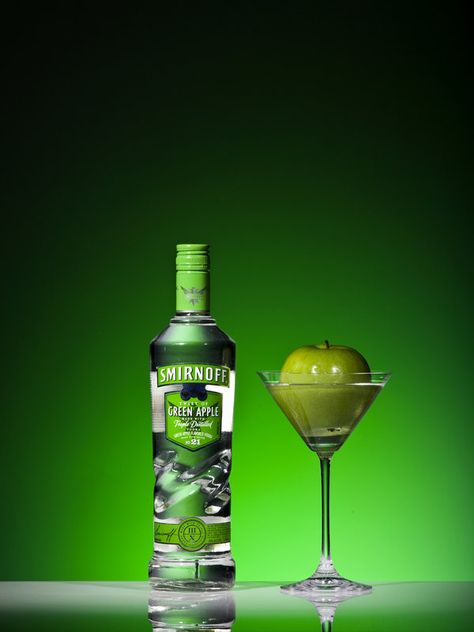 Green Apple Vodka Smirnoff Apple, Smirnoff Green Apple, Healthy Masculine, Green Apple Vodka, Photography Types, Green Therapy, Apple Vodka, Emerald Green Inspiration, Green Eyeliner