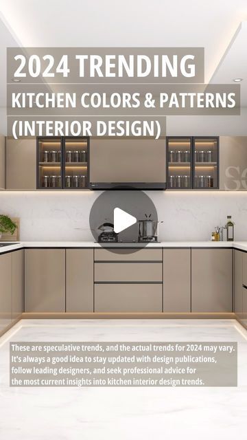 SRIJANA GROUP on Instagram: "2024 Trending Kitchen Colors & Patterns (Interior Design)
1. Ice Blue With Earth Tones - These colour not Add a touch of drama but also provide a sleek modern backdrop.
2. Gray Neutral tones - These tones from the foundation & creating a canvas that soothing and aboptable to design styles.
3. Beiges with monochromatic schemes - Texture takes center stage and visual interest to the design.
4. Sage Green with Bold Accents - Given depth and character to the kitchen.
5. Dark Beiges & White with Two-Tone Cabinets - Given personal touch to the space.
.
.
To book a consultation with our designers and get quotes through WhatsApp on +91 9999779193 or mail us at ishank@srijanagroup.com
.
#interior #kitchen #interiordesign #architecture #interiorarchitecture #decore #deco Sage Green And Blue Kitchen Decor, Sage Green And Beige Kitchen Cabinets, Ice Blue Kitchen Cabinets, Kitchen Colour Schemes 2024, Beige Colour Kitchen Cabinets, Beige And White Kitchen Cabinets, Modern Kitchen Trends 2024 Interior Design, Trendy Kitchen Cabinet Colors 2024, Beige Color Kitchen Cabinets