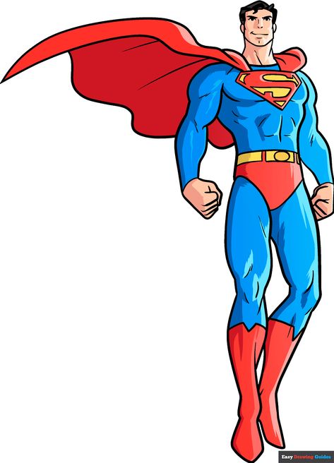 How to Draw Superman Featured Image Superman Logo Tattoo, How To Draw Superman, Superman Painting, Superman Drawing, Community Helpers Worksheets, Shoe Art Drawing, Logo Outline, Easy Drawing Tutorial, Art Drawing Ideas