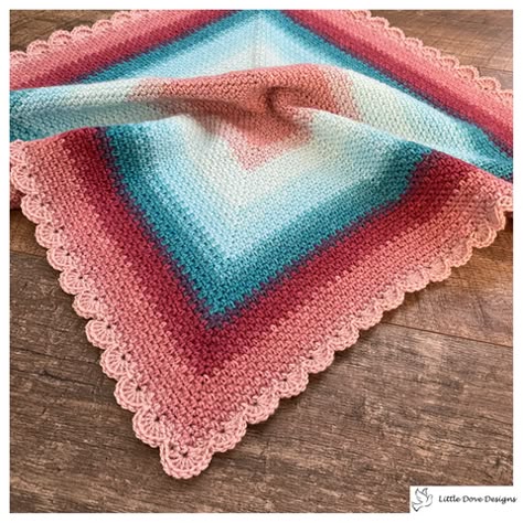 Moss Stitch in the Round – Little Dove Designs Moss Stitch In The Round, Quick And Easy Crochet Blanket, Crochet Blanket Stitches, Free Crochet Blanket Patterns, Blanket Stitches, Stitches Pattern, Crochet Square Blanket, Crochet Afghan Patterns Free, Easy Crochet Blanket