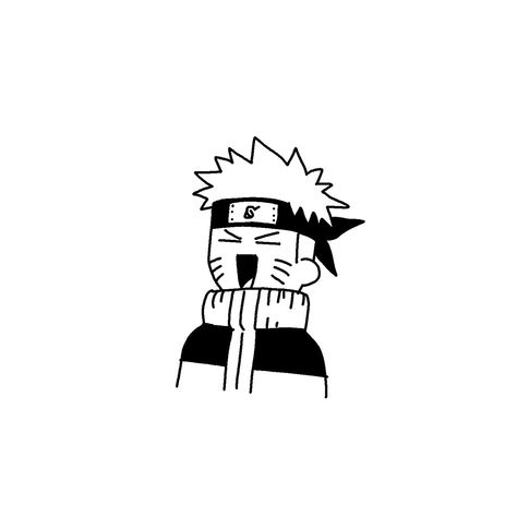 Naruto Tattoo, Naruto Sketch, Naruto Drawings, White Drawing, Mini Drawings, Naruto Wallpaper, Black And White Drawing, Anime Stickers, Anime Tattoos