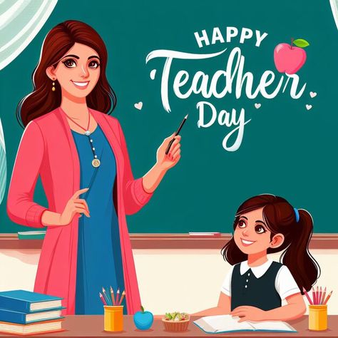 Photo international day of teachers post... | Premium Photo #Freepik #photo Teaching Pictures, Teachers Day Poster, Teacher Posters, Art 2023, Cake Topper Printable, Teacher Day, Funny Emoticons, Dining Wall, Birthday Cake Topper Printable