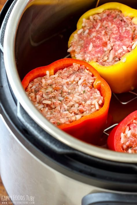 Instant Pot Stuffed Bell Peppers, Easy Pressure Cooker Recipes, Instant Pot Ideas, Bell Pepper Recipes, Pot Recipes Easy, Instant Pot Meals, Best Instant Pot Recipe, Instant Pot Recipe, Instant Pot Dinner