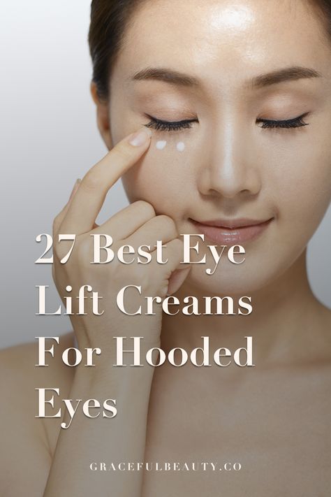 Many women are born with hooded eyes, and even more, develop the condition as they get older. Luckily, there are ways to conceal your hooded eyes and make them look their best. One way is to use an eye lift cream specifically designed for this purpose. So if you’re looking for a solution that can help camouflage your hooded eyes, click through to check out some of the best eye lift creams! Best Eye Cream For Hooded Eyes, Eye Makeup Tricks, Eyelid Cream, Eye Lift Cream, Hooded Eyelids, Droopy Eyelids, Hooded Eye Makeup, Beauty Tips For Glowing Skin, Brow Lift