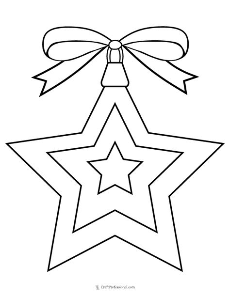 10 Printable Christmas star coloring pages. Free holiday sheets to color including simple designs for kids and more detailed sheets adults will enjoy. Coloring Pages Christmas Easy, Christmas Star Coloring Pages, Christmas Star Printable, Simple Christmas Coloring Pages For Kids, Christmas Color Sheets Free, Christmas Coloring For Kids, Simple Christmas Crafts For Kids Free Printable, Easy Christmas Coloring Pages, Christmas Star Drawing