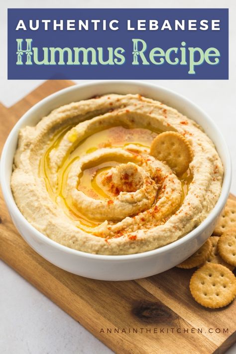 Mediterranean Hummus Recipe, Hummus Recipe Without Tahini, Lebanese Hummus Recipe, What Is Hummus, Lebanese Hummus, Tahini Hummus, Starters For Dinner, The Best Hummus, Mediterranean Dip