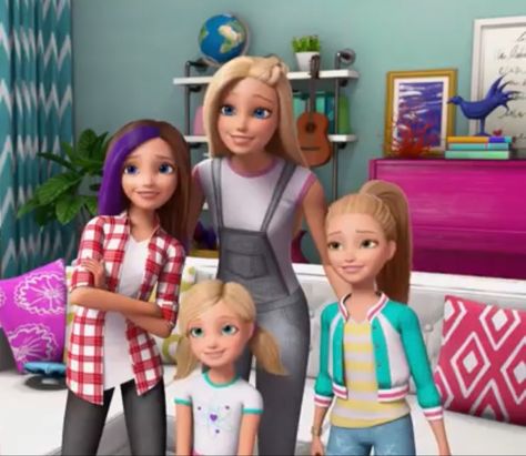 Barbie Skipper Stacie Chelsea, Barbie And Sisters, National Sisters Day, Sisters Movie, Barbie And Her Sisters, Walt Disney Princesses, Barbies Pics, Barbie Dreamhouse, Barbie Sisters