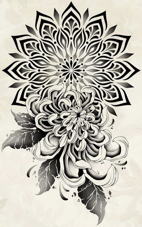 Dragon Half Sleeve Tattoo Design, Mandela Tattoo Drawing, Lotus Flower Dotwork, Ornamental Zodiac Tattoo, Filigree Mandala Tattoo, Mexican Mandala Tattoo, Mandela Tattoo Stencil, Dahlia Mandala Tattoo, Men Head Tattoo