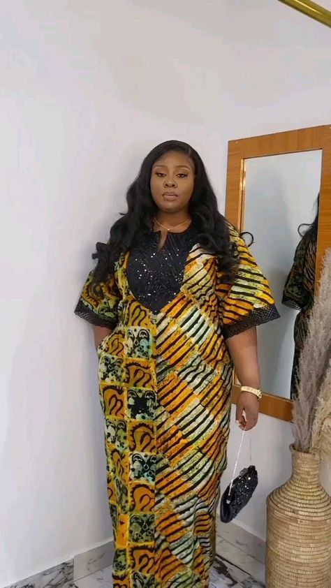 Kampala Kaftan Styles For Women, Kaftan Styles For Ladies, Kampala Gown Styles For Ladies, Boubou Styles For Women, Kaftan Styles, Ankara Long Gown, Ankara Dress Designs, Bubu Gown Styles, Nigerian Lace Styles Dress