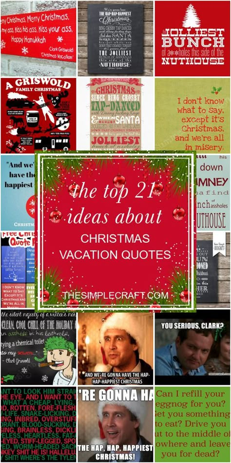 The top 21 Ideas About Christmas Vacation Quotes - Home Inspiration and Ideas | DIY Crafts | Quotes | Party Ideas Christmas Vacation Decor, Griswold Christmas Party, Clark Griswold Christmas Vacation, Christmas Vacation Movie Quotes, Christmas Vacation Ideas, Staff Christmas Party, Best Christmas Vacations, National Lampoon Christmas, Griswold Christmas Vacation