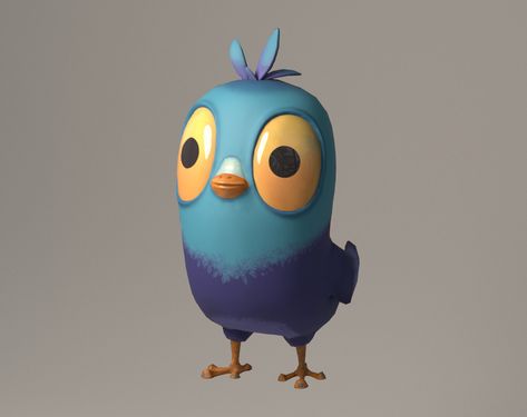 ArtStation - 3d Bird Character Clay Armature, Bird Character Design, Turkey Bowling, Cats Doodle, Pigeon Design, Bird Mascot, Bird Character, Papercut Design, 3d Bird