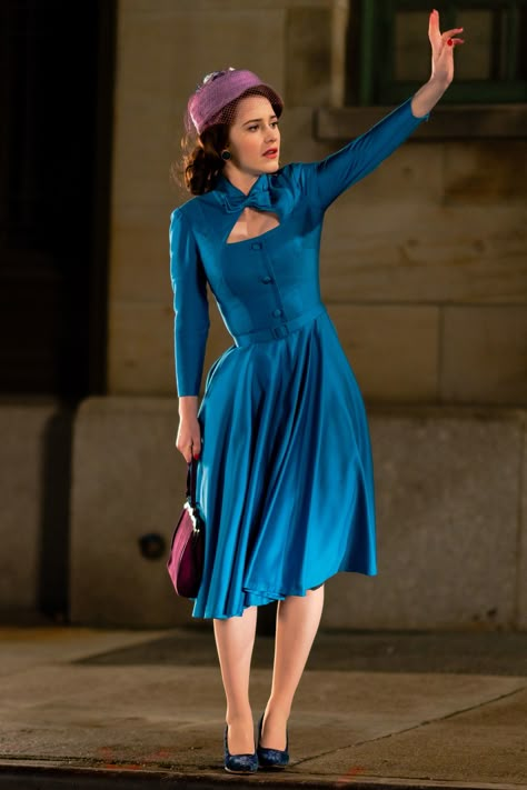 The Marvelous Mrs Maisel Outfits, Rachel Brosnahan Maisel, Rachel Brosnahan Style, Midge Maisel Outfit, Suit Set Women Outfit, 1950s Inspired Outfits, Mrs Maisel Clothes, Mrs Maisel Outfits, Maisel Outfits