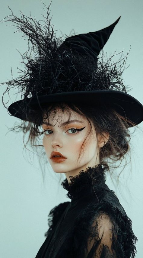 Halloween Costumes Witches Women's, Witch Costumes For Women Ideas, Women’s Witch Costume Ideas, Witch Aesthetic Costume, Witchy Woman Aesthetic, Witch Costumes Aesthetic, Aesthetic Witch Costume, Witch Halloween Costume Aesthetic, Witch Hat Aesthetic