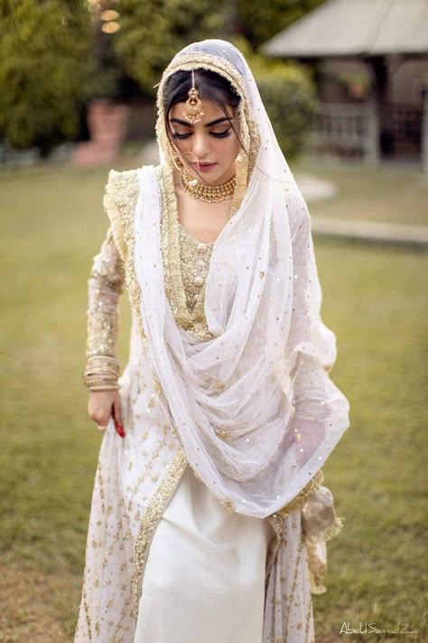 White Long Nikkah Dress Abida Dada inspired | Etsy White Dress Outfit Pakistani, Nikkah Outfit, Nikah Outfit, Nikah Dress, White Dress Outfit, Desi Wedding Dresses, Nikkah Dress, Asian Wedding Dress, Asian Bridal Dresses