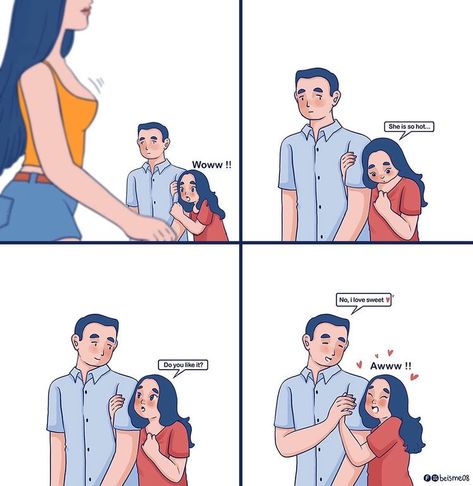 رسم كاريكاتير, Relationship Comics, Love Cartoon Couple, Cute Couple Comics, Couples Comics, Comics Love, Karakter Disney, Cute Couple Drawings, Cartoons Love