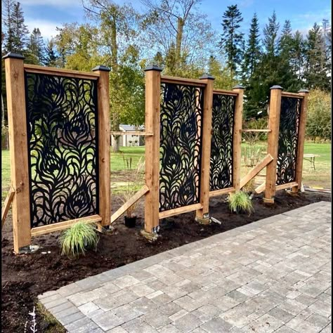 Decorative Panels Outdoor, Screen Outdoor, Landscape Products, Backyard Privacy, Privacy Screen Outdoor, Outdoor Privacy, Fence Landscaping, Privacy Screens, Outdoor Decor Backyard