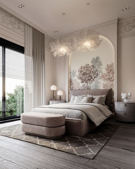 Classy Bedroom, Kids Interior Room, Inspire Me Home Decor, Neo Classic, Classic Bedroom, Bedroom Decor Design, Bedroom Bed Design, Teenage Bedroom, Bedroom Furniture Design