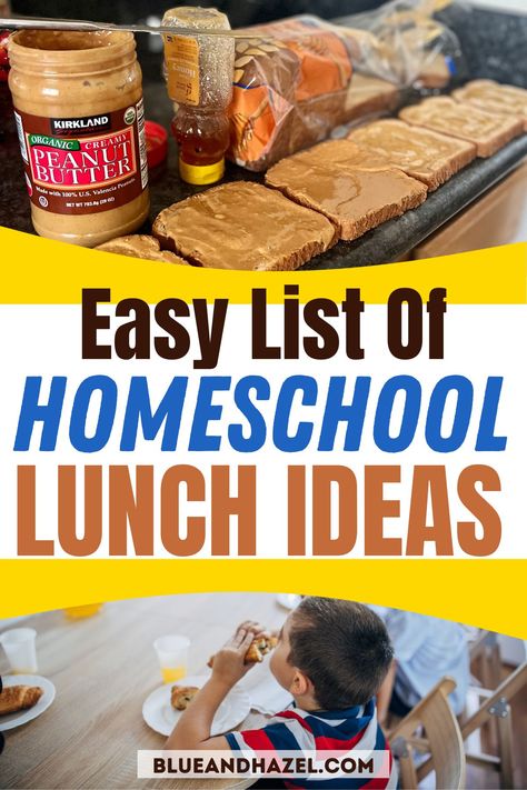 Easy At Home Lunches For Kids, Meal Ideas For Lunch At Home, Snacks Lunch Ideas, Easy Kid Friendly Lunches, Lunch Ideas For Homeschoolers, Homeschool Meal Ideas, Quick Easy Lunch Ideas For Home, Build Your Own Lunch For Kids, Easy Healthy Lunch Ideas For Kids