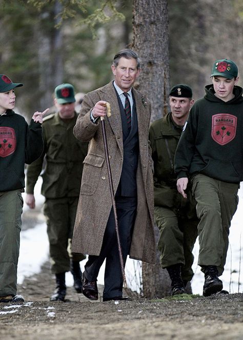 prince-charles-forest Ulster Coat, Prince Of Wales Suit, 72nd Birthday, Anderson Sheppard, Sport Blazer, Baby Blue Shirt, Beige Suit, Morning Suits, Classy Suits