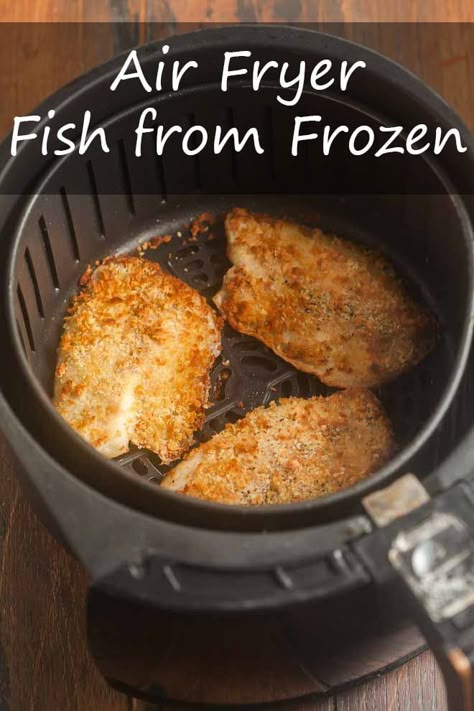 Crispy Air Fryer Fish, Air Fryer Chicken Cutlets, Frozen Fish Recipes, Cod Fillet Recipes, Crispy Chicken Cutlets, Frozen Fish Fillets, Air Fryer Fish Recipes, Haddock Recipes, Breaded Chicken Cutlets