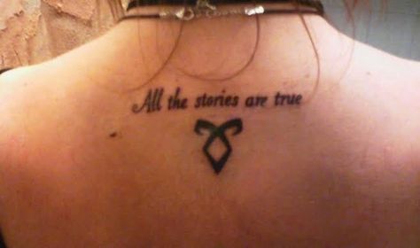 Angelic rune tattoo Tatuagem Percy Jackson, Divergent Humor, Angelic Power Rune, Clary Und Jace, Fandom Tattoos, Insurgent Quotes, Bookish Tattoos, Divergent Quotes, Power Tattoo