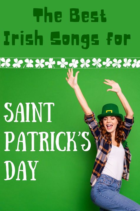 35 Irish Songs to Shamrock Out to for St. Patrick's Day #saintpatricksday #saintpatricksdaysongs #irishsongs #songideas #holidaysongs https://parade.com/1173873/jessicasager/irish-songs-st-patricks-day/ St Patricks Day Songs, Dj Playlist, Irish Songs, Irish Celebration, Galway Girl, Irish Artists, St Patricks Day Quotes, Dolores O'riordan, World Music Awards