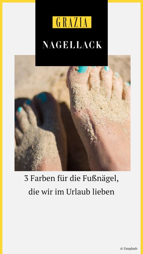 Welche drei Nagellack-Farben für die Füße ihr unbedingt in euren Urlaubskoffer packen solltet, erfahrt ihr bei uns. Nagellack Trends, Engagement Rings