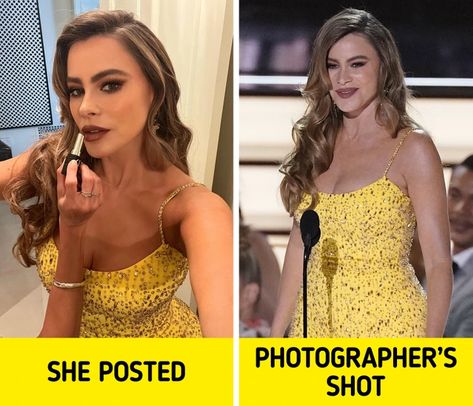 15 Side-by-Side Photos That Show the Difference Between a Perfect Picture and Reality / Bright Side How To Smile For Photos, No Social Media, Side By Side Photo, Awkward Pictures, Transformation Pictures, Social Photo, Selena Pictures, Jessica Alba Style, Funny People Pictures