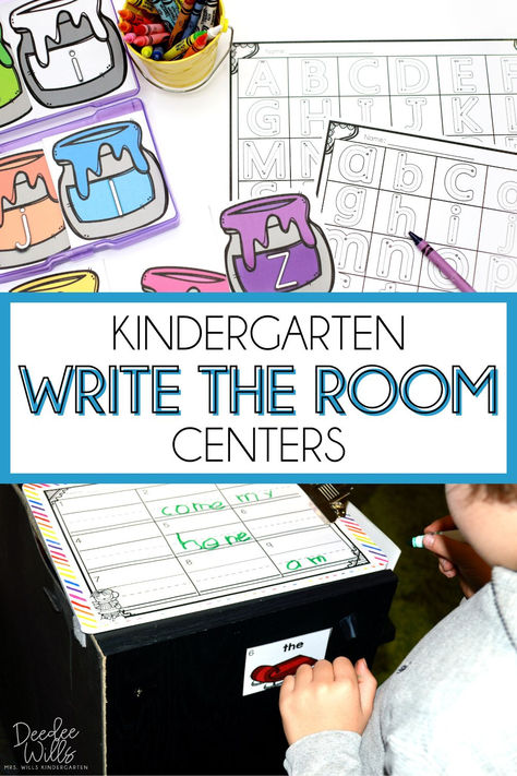 If you're looking for a low-prep center that will get your students excited for writing practice, check out this post! I'm sharing tips for using kindergarten Write the Room centers for literacy and math practice. Your students will love these engaging seasonal Write the Room activities! Click here to take a closer look at these tips for using write the room for kindergarten centers. Alphabet Write The Room, Write The Room Kindergarten Freebie, Kindergarten Write The Room, Write The Room Kindergarten, Writing Sentences Kindergarten, Kindergarten Writing Center, Sentences Kindergarten, Kindergarten Literacy Centers, Writing Center Kindergarten