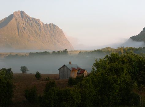 Houses of the Norwegian Countryside on Behance Norwegian Aesthetic, House Blend, Travel Van, The Landscape, Day And Night, Norway