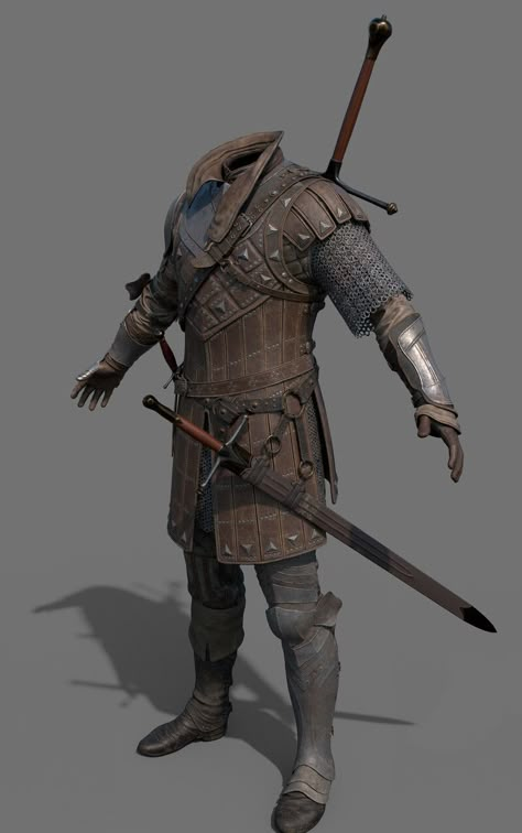 ArtStation - Warrior Armour WIP Brigandine Armor Art, Skyrim Light Armor, Brigandine Armor, Witcher Armor, Skyrim Armor, Costume Armour, Armor Ideas, Armor Clothing, Larp Armor