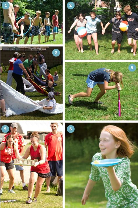 The BEST Fun Outdoor Party Games for Kids (& Adults!) Games To Play At A Picnic, Large Group Outdoor Games, Funny Relay Race Ideas, Outdoor Party Games For Teens, Adult Field Day Games, Family Fun Games Outdoor, Adult Relay Race Games, Adult Outdoor Party Games, Fun Outdoor Party Games