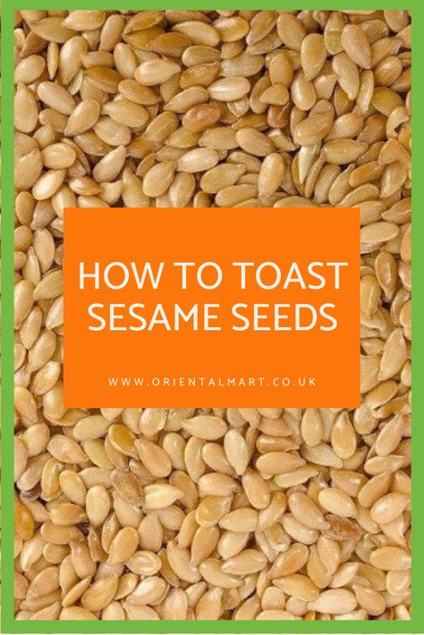 Toasted sesame seeds can be enjoyed sprinkled over salad, ground into a paste or combined with honey and pressed into a bar for a sweet snack! Find out how you can toast sesame seeds in an array of ways. Sesame Honey Bars, Toasted Sesame Seeds, Chinese Cooking, Asian Inspired, Sesame Seeds, Sweet Snacks, Skin Health, Nutrition Facts, The Oven