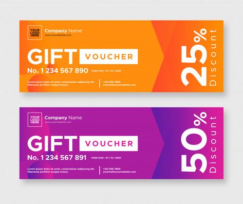 Abstract gift voucher design | Premium Psd #Freepik #psd Food Vouchers, Gift Voucher Design, Food Web Design, Job Inspiration, Voucher Design, Discount Design, Gift Card Design, Ticket Design, Coupon Design