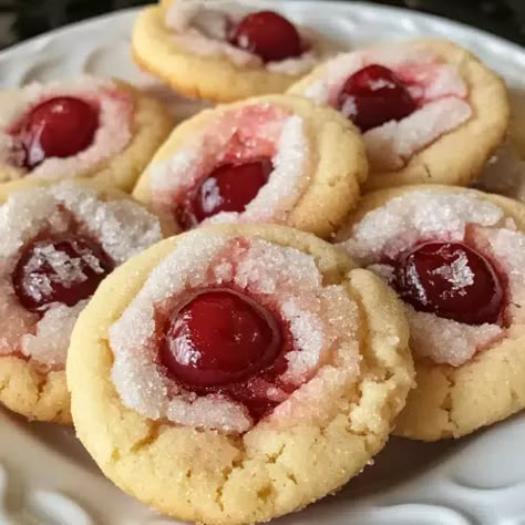 Introduction: Looking for a delectable treat that combines classic flavors in a unique way? Our Cherry Almond Amish Sugar Cookies are a delightful twist on traditional sugar cookies, infusing them ... Learn More Cherry Amish Sugar Cookies, Cookies With Almonds Recipes, Cherry Almond Cookie Bars, Cherry Almond Amish Cookies, Cherry Almond Thumbprint Cookies, Cherry Almond Coconut Cookies, Marishino Cherry Shortbread Cookies, Amish Cherry Almond Cookies, Amish Brown Sugar Cookies