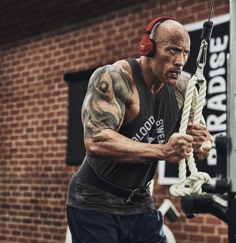 image Wwe All Superstars, The Rock Logo, Dwayne Johnson Workout, Rock Workout, The Rock Workout, Dwyane Johnson, Work Out Gym, Rock Dwayne Johnson, Gym Photography